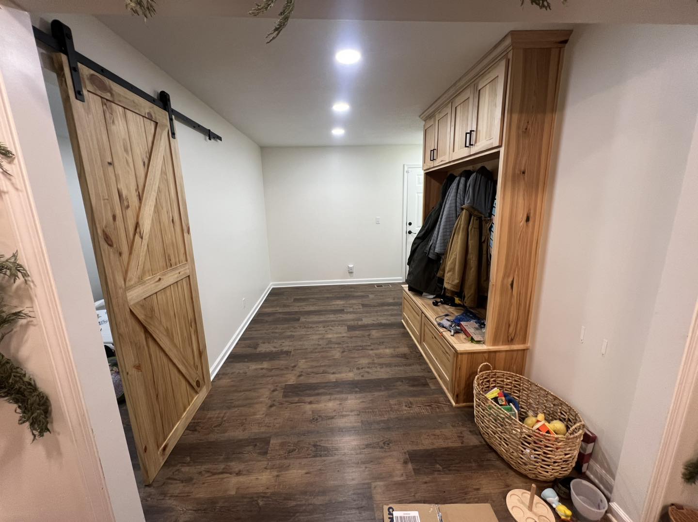 Mudroom build-out · Grain Valley